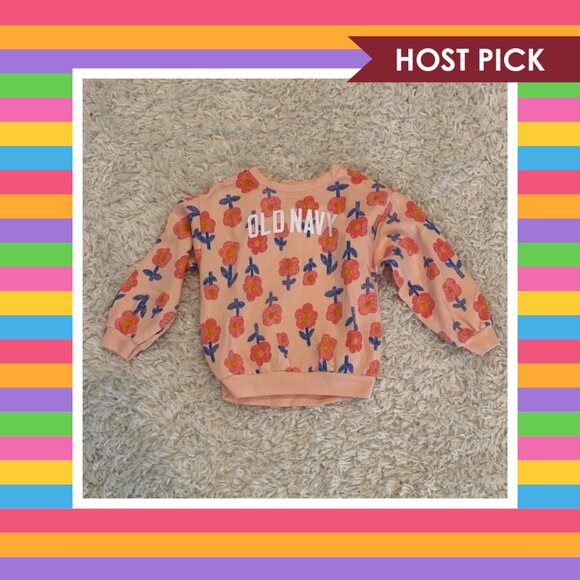 Old Navy Floral Sweatshirt (5T) - Picture 1 of 4